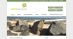Desktop Screenshot of livsstilshojskolen.dk